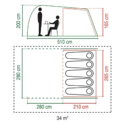 Coleman Waterfall 5 Tent 11 Coleman Waterfall 5 Tent -Outdoor Camping Discount fpn 2212434 waterfall 5
