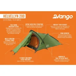Vango Helvellyn 200 Tent (2025) -Outdoor Camping Discount helvellyn 200 infographic lowres