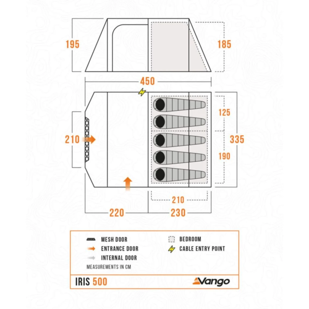 Vango Iris 500 Tent (2025) 4 Vango Iris 500 Tent (2025) - Image 4