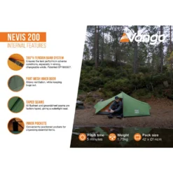 Vango Nevis 200 Tent (2025) 17 Vango Nevis 200 Tent (2025) -Outdoor Camping Discount nevis 200 infographic2 lowres 1