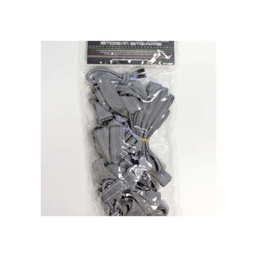Outdoor Revolution Pair Of Reflective Storm Straps 1 Outdoor Revolution Pair Of Reflective Storm Straps