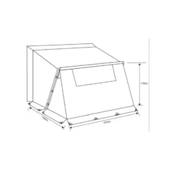 Outdoor Revolution Universal Annexe - Steel Pole (2023) -Outdoor Camping Discount orit405 3