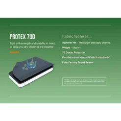 Vango Tay 400 Tent (2025) 18 Vango Tay 400 Tent (2025) -Outdoor Camping Discount protex 70d fabric infographic blue low res 1