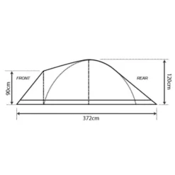 Outdoor Revolution Q3.0+ Tent (2025) -Outdoor Camping Discount q3plus floor1
