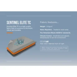 Vango Airbeam Vango Anantara IV TC 650xl Air Tent -Outdoor Camping Discount sentinel elite tc fabric infographic lowres 1