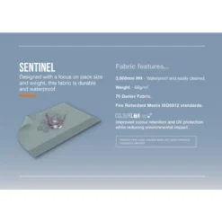 Vango Tiree 500 Tent -Outdoor Camping Discount sentinel fabric infographic lowres 1