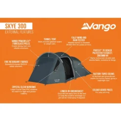 Vango Skye 300 Tent (2025) -Outdoor Camping Discount skye 300 infographic external lowres 1