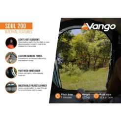 Vango Soul 200 Tent (2025) -Outdoor Camping Discount soul 200 infographic internal lowres 2
