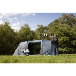 Vango Airbeam Vango Tacoma 400 Poled Tent Package (incl Footprint) -Outdoor Camping Discount tacoma 400 lifestyle low 6