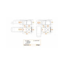 Vango Tailgate Hub II Low Poled Awning (2025) -Outdoor Camping Discount tailgate hub ii low floorplan low res small
