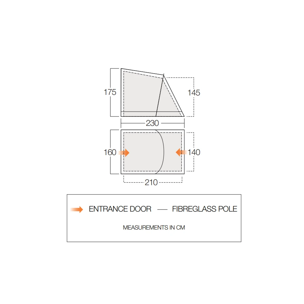 Vango Airbeam Vango Balletto Tall Annex Elements Shield 3 Vango Airbeam Vango Balletto Tall Annex Elements Shield - Image 3