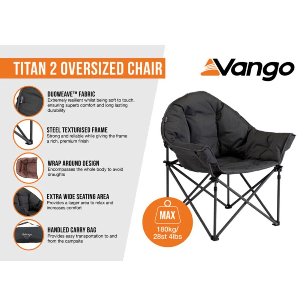 Vango Titan 2 Oversized Chair (Excalibur) 2 Vango Titan 2 Oversized Chair (Excalibur) - Image 2