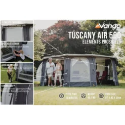 Vango Airbeam Vango Tuscany Air 500 Elements Proshield Caravan Awning (2024) 12 Vango Airbeam Vango Tuscany Air 500 Elements Proshield Caravan Awning (2024) -Outdoor Camping Discount tuscany air 500 eps