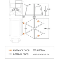 Vango Airbeam Vango Hexaway Pro Air Tall Awning 19 Vango Airbeam Vango Hexaway Pro Air Tall Awning -Outdoor Camping Discount vango 2021 awnings floorplan airhub hexaway tall hi