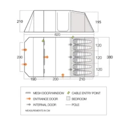Vango Whitby 600 Tent -Outdoor Camping Discount vango whitby 600 floor